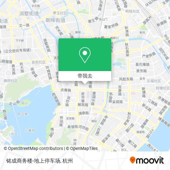 铭成商务楼-地上停车场地图