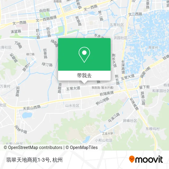 翡翠天地商苑1-3号地图