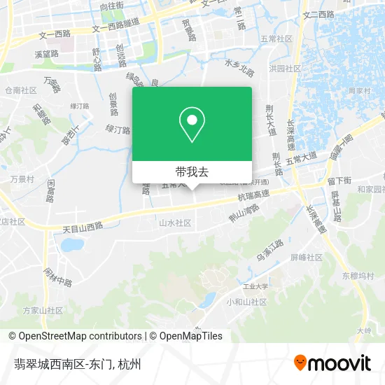 翡翠城西南区-东门地图