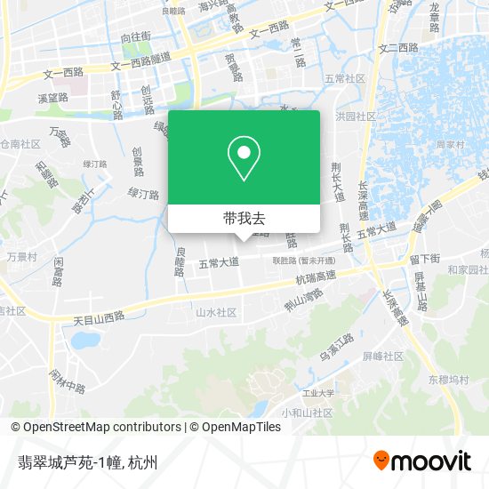 翡翠城芦苑-1幢地图