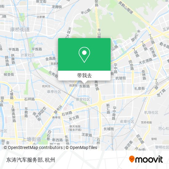 东涛汽车服务部地图