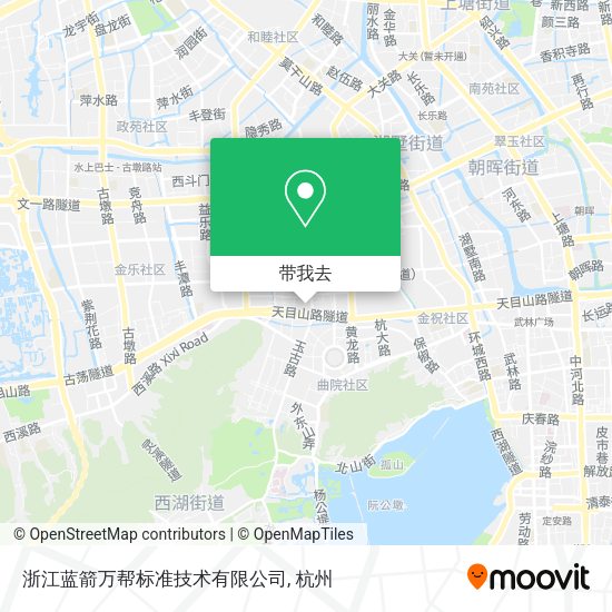 浙江蓝箭万帮标准技术有限公司地图