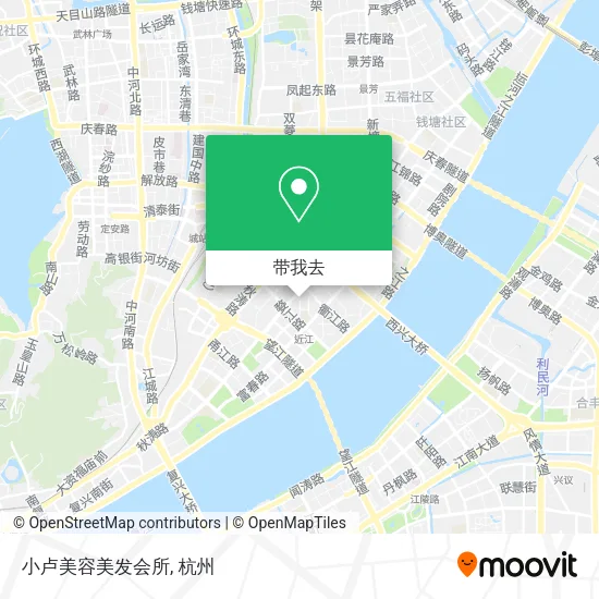 小卢美容美发会所地图