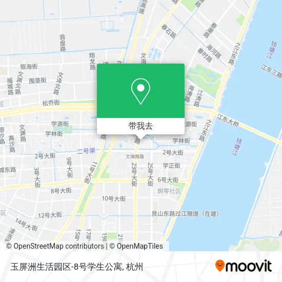 玉屏洲生活园区-8号学生公寓地图