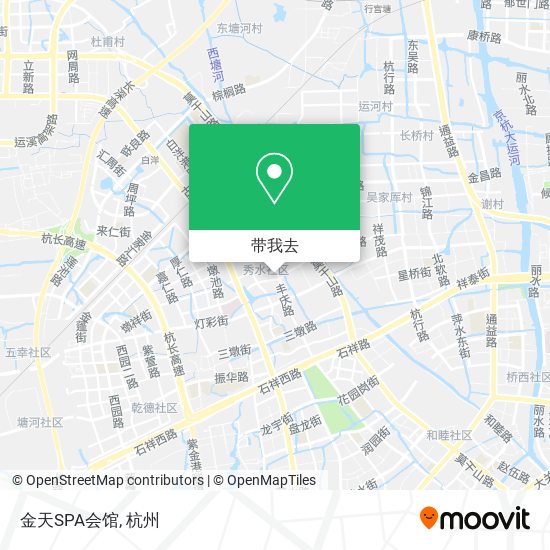 金天SPA会馆地图