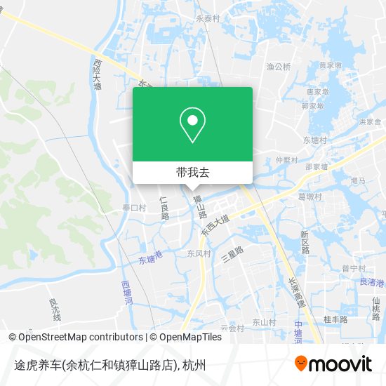 途虎养车(余杭仁和镇獐山路店)地图