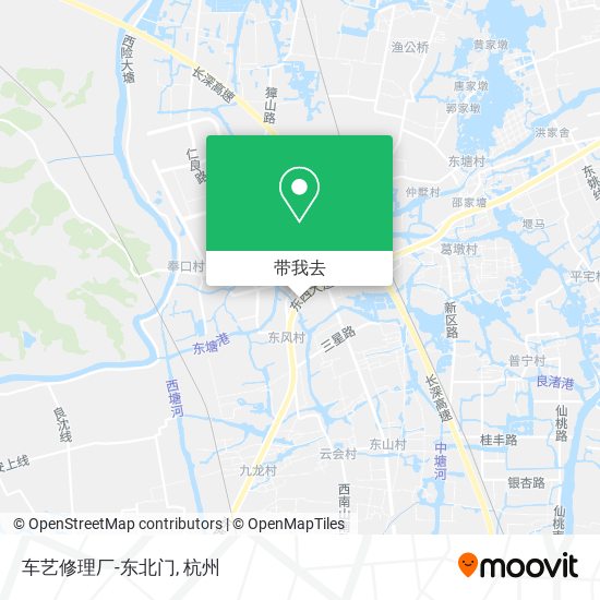 车艺修理厂-东北门地图