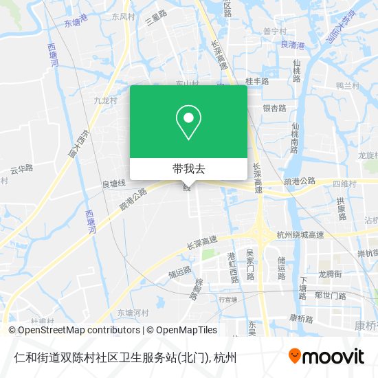 仁和街道双陈村社区卫生服务站(北门)地图