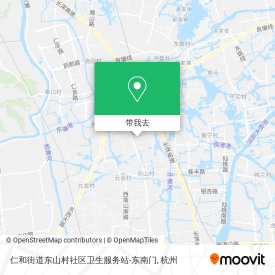 仁和街道东山村社区卫生服务站-东南门地图