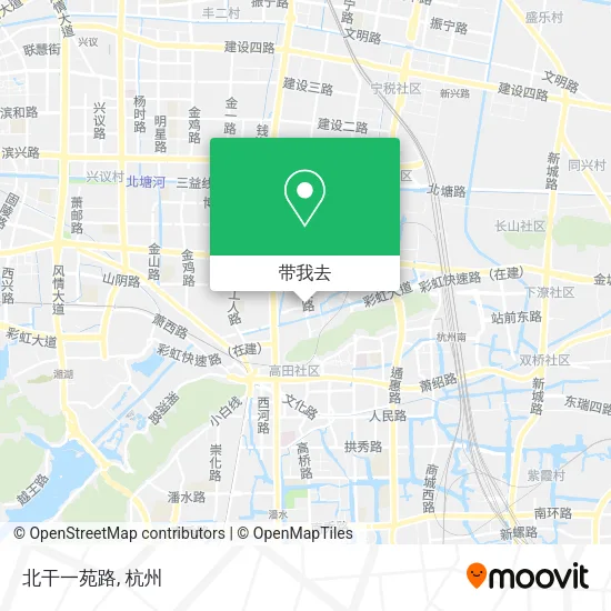北干一苑路地图