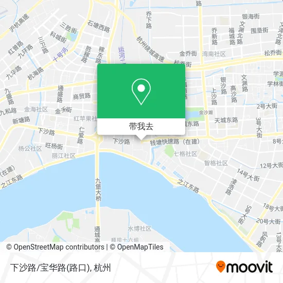 下沙路/宝华路(路口)地图