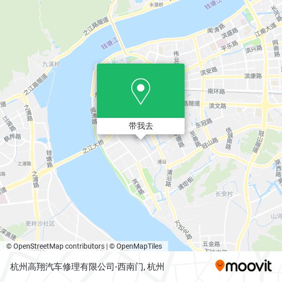 杭州高翔汽车修理有限公司-西南门地图
