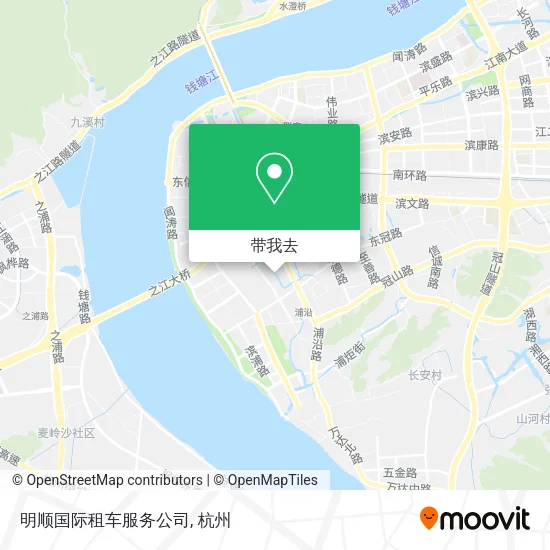 明顺国际租车服务公司地图
