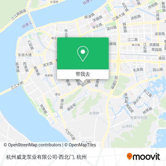 杭州威龙泵业有限公司-西北门地图