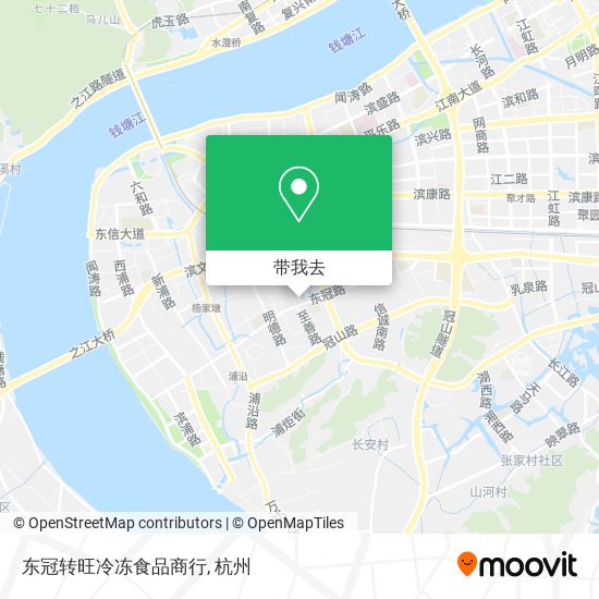 东冠转旺冷冻食品商行地图