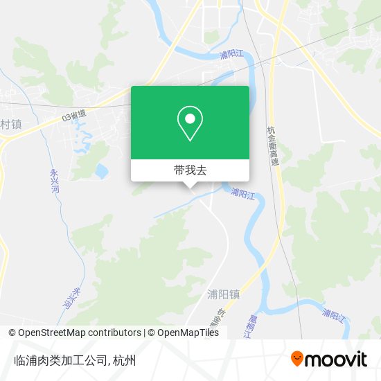 临浦肉类加工公司地图
