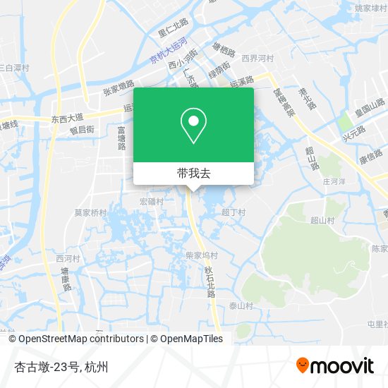杏古墩-23号地图