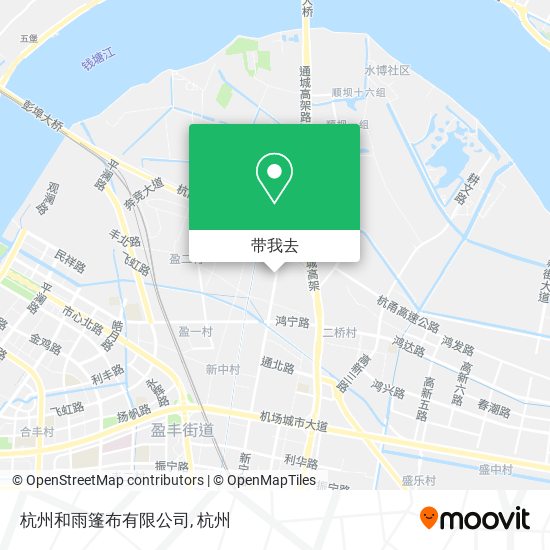 杭州和雨篷布有限公司地图