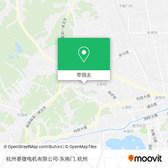 杭州赛微电机有限公司-东南门地图