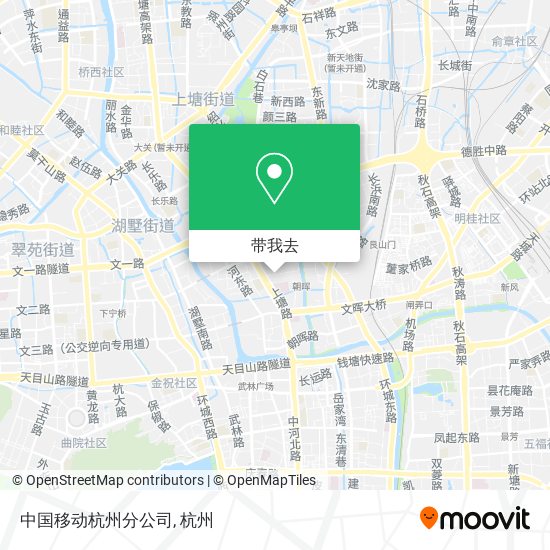 中国移动杭州分公司地图