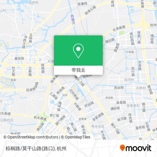 棕榈路/莫干山路(路口)地图