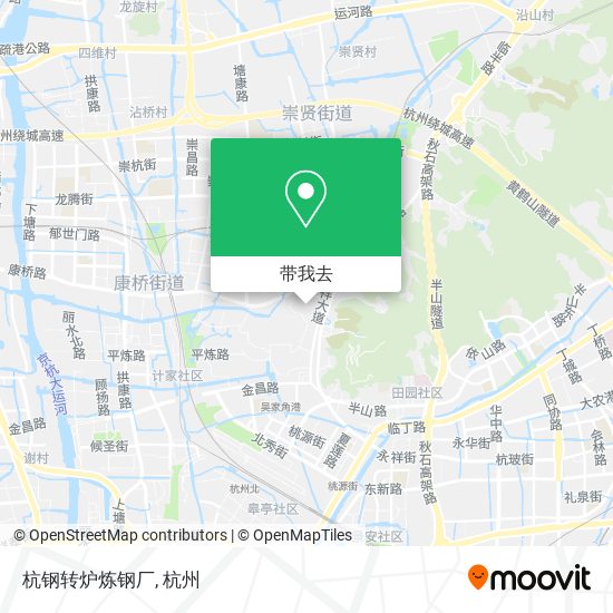 杭钢转炉炼钢厂地图
