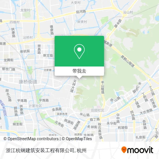 浙江杭钢建筑安装工程有限公司地图