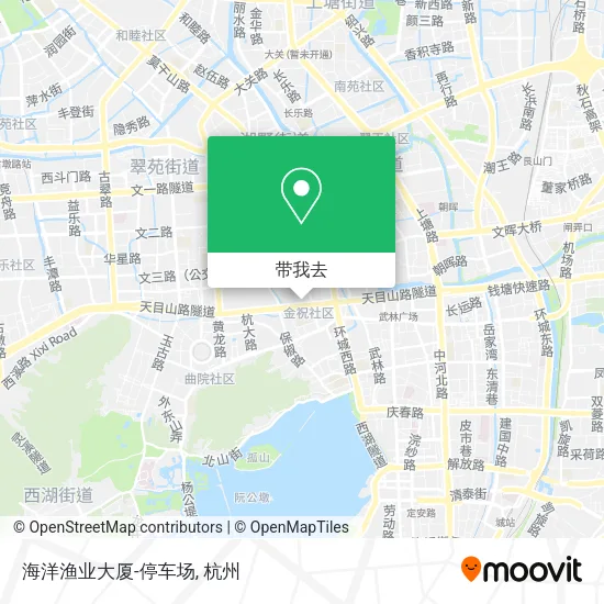 海洋渔业大厦-停车场地图