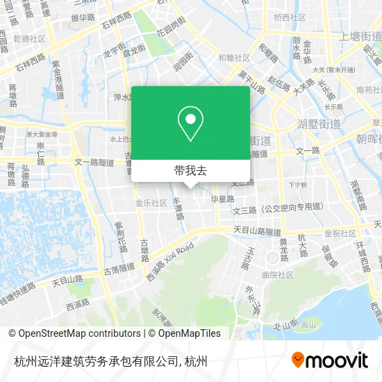 杭州远洋建筑劳务承包有限公司地图