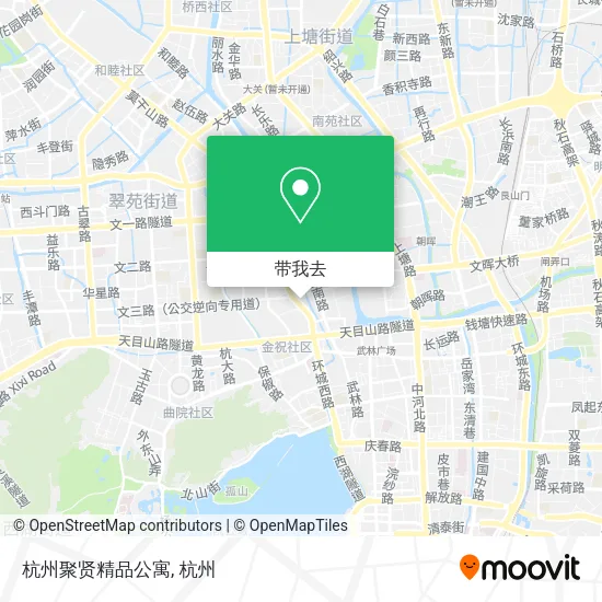 杭州聚贤精品公寓地图