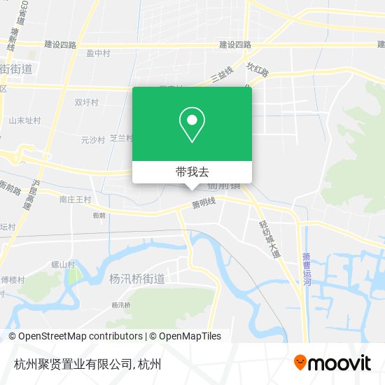 杭州聚贤置业有限公司地图