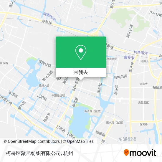 柯桥区聚旭纺织有限公司地图