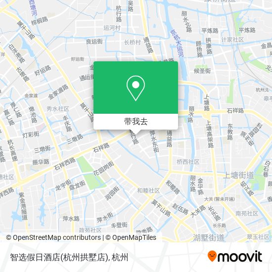智选假日酒店(杭州拱墅店)地图