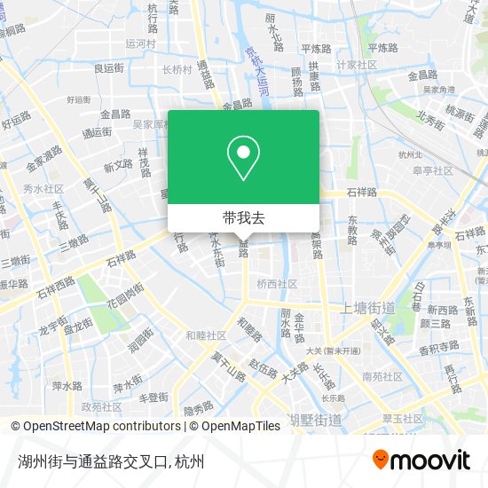 湖州街与通益路交叉口地图