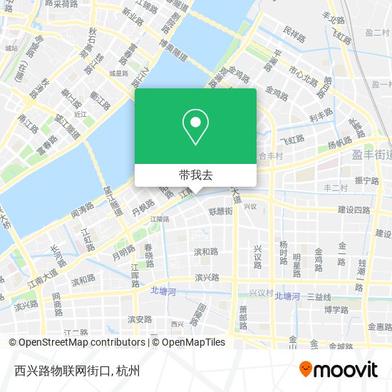 西兴路物联网街口地图