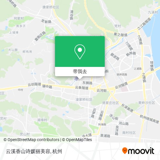 云溪香山诗媛丽美容地图