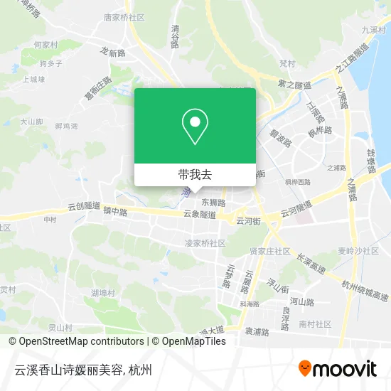 云溪香山诗媛丽美容地图