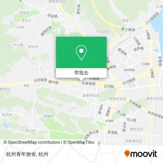 杭州青年旅舍地图