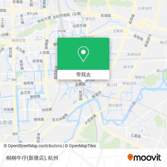 桐桐牛仔(新塘店)地图