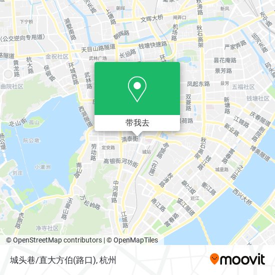 城头巷/直大方伯(路口)地图