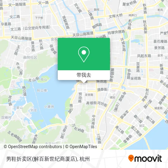 男鞋折卖区(解百新世纪商厦店)地图