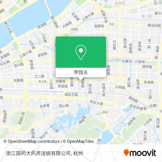 浙江国药大药房连锁有限公司地图