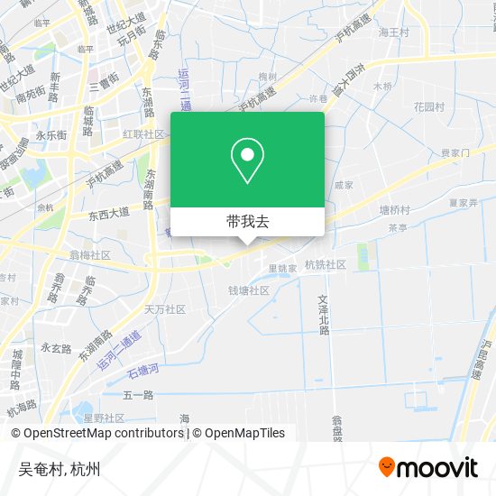 吴奄村地图