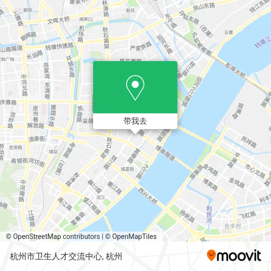 杭州市卫生人才交流中心地图