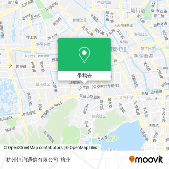 杭州恒润通信有限公司地图