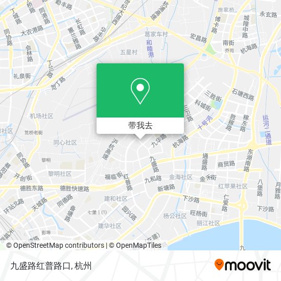 九盛路红普路口地图