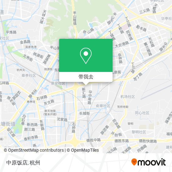 中原饭店地图