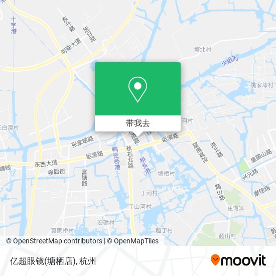 亿超眼镜(塘栖店)地图