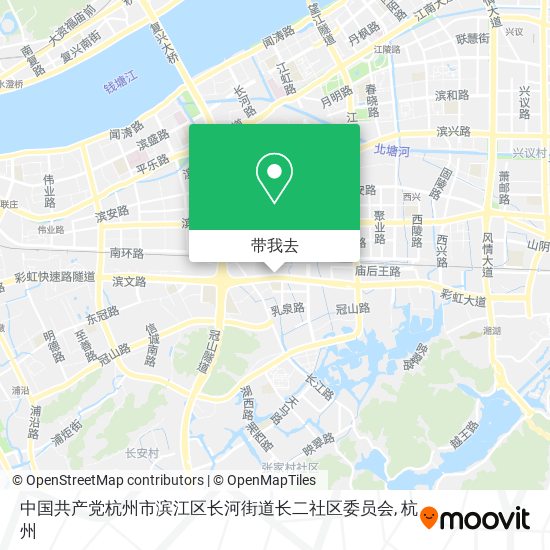 中国共产党杭州市滨江区长河街道长二社区委员会地图