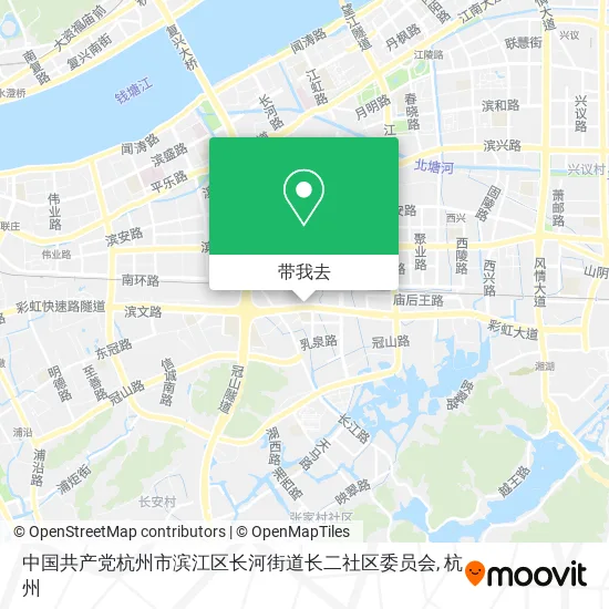 中国共产党杭州市滨江区长河街道长二社区委员会地图